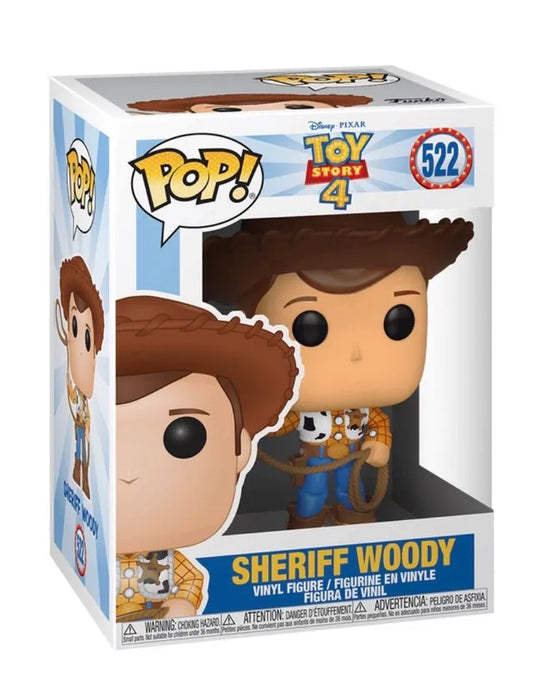 Funko Pop! Disney Toy Story 4 Vinyl Figure Sheriff Woody #522