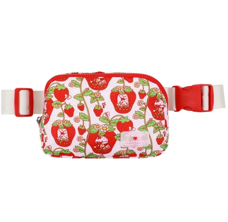Hello Kitty and Friends My Melody Strawberry Shortcake All Over Print Fanny Pack