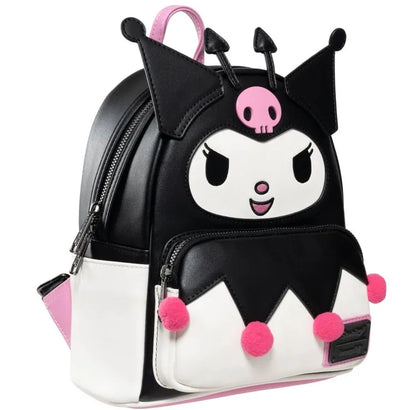 Loungelfy x Sanrio Kuromi Devilish Winged Mini-Backpack - Entertainment Earth Exclusive