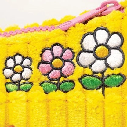 Miffy Corduroy Baguette Crossbody Bag with Bag Charm