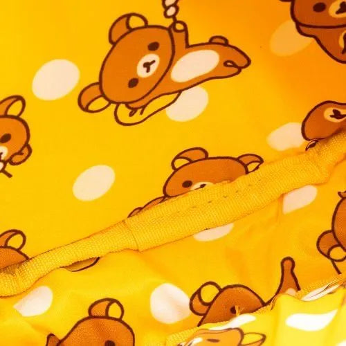 Rilakkuma Kirolakkuma Padded Nylon Crossbody Bag with Strap