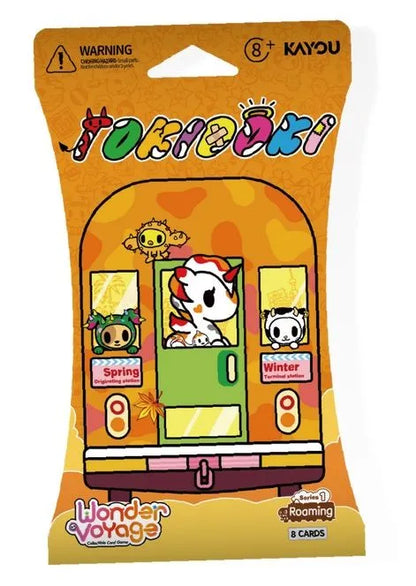 Tokidoki Wonder Voyage Collectible Cards Roaming Edition Booster Pack (Styles May Vary)