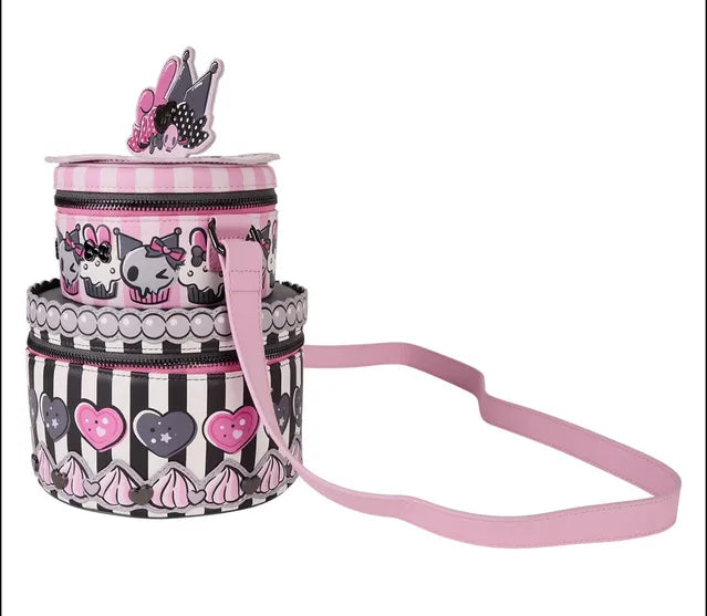Loungefly x Sanrio My Melody & Kuromi Figural Cake Crossbody Bag