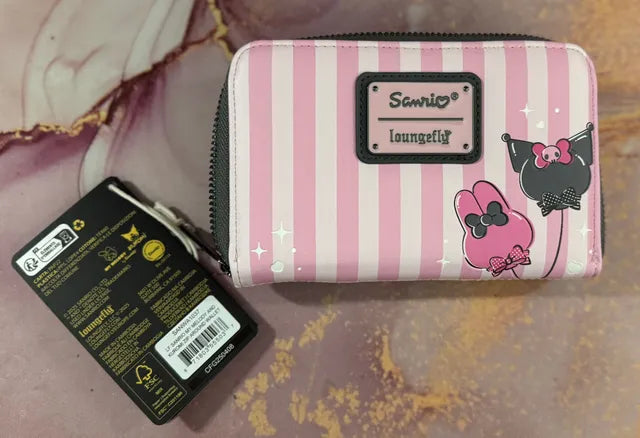 Loungefly x Sanrio My Melody & Kuromi Zip Around Wallet