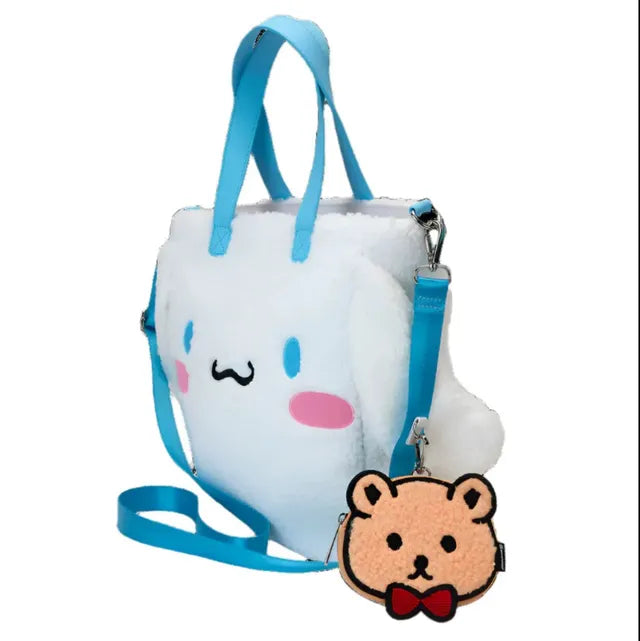 Loungefly x Sanrio Cinnamoroll Cosplay Sherpa Tote Bag with Coin Bag