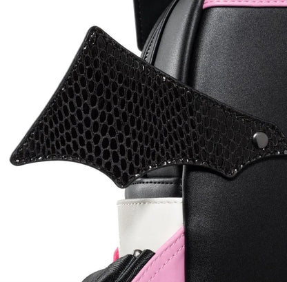 Loungelfy x Sanrio Kuromi Devilish Winged Mini-Backpack - Entertainment Earth Exclusive