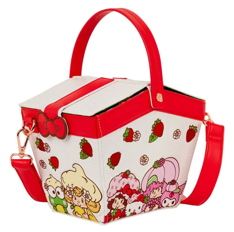 Loungefly x Sanrio Hello Kitty & Friends x Strawberry Shortcake Scented Figural Basket Crossbody Bag