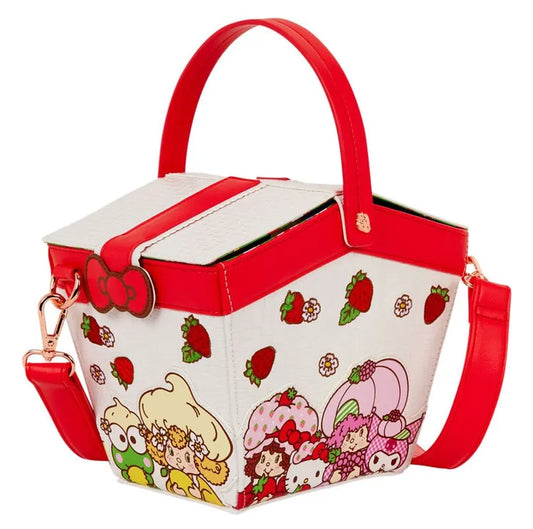 Loungefly x Sanrio Hello Kitty & Friends x Strawberry Shortcake Scented Figural Basket Crossbody Bag