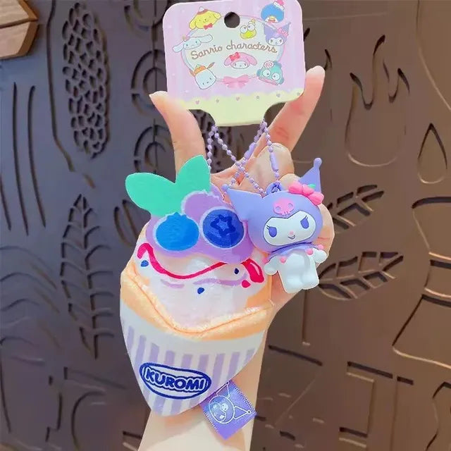 Sanrio Kuromi Crepe Keychain