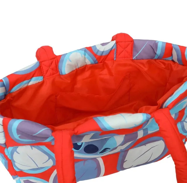 Lilo and Stitch Tropical Oversized Puffer Tote Bag
