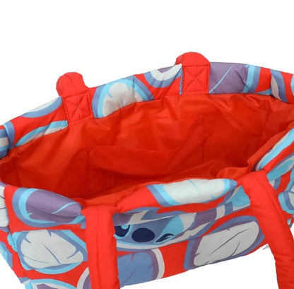 Lilo and Stitch Tropical Oversized Puffer Tote Bag
