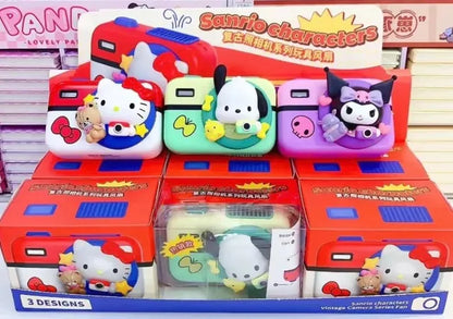 Moetch x Sanrio Camera-Style Mini Fan Blind Box