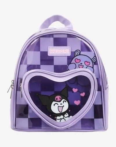 Sanrio Kuromi & Baku Checkerboard Mini-Backpack