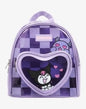 Sanrio Kuromi & Baku Checkerboard Mini-Backpack