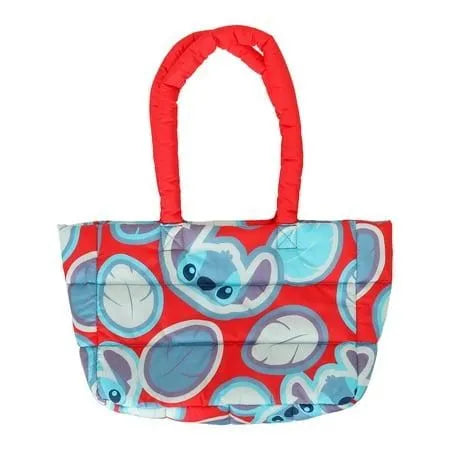 Lilo and Stitch Tropical Oversized Puffer Tote Bag