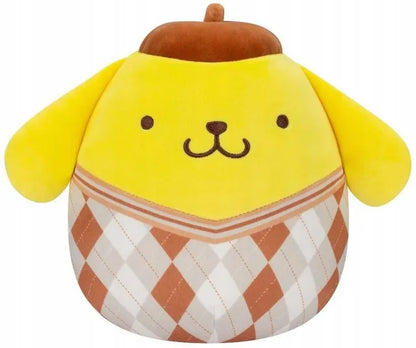Squishmallows Hello Kitty Pompompurin Plaid 8inch