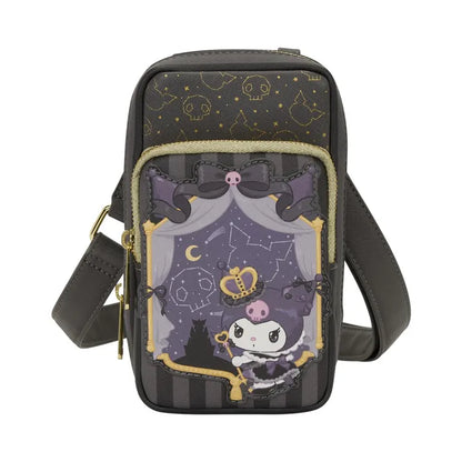 Sanrio Kuromi 20th Anniversary Cell Phone Crossbody Bag with Coin Bag