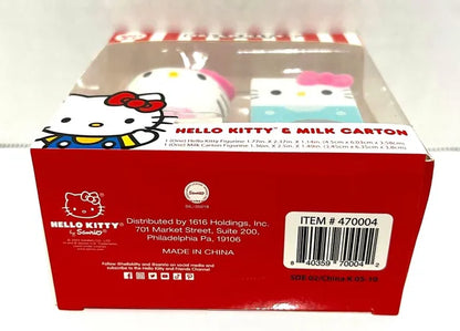 Hello Kitty and Friends Figurine Set - Hello Kitty & Milk Carton