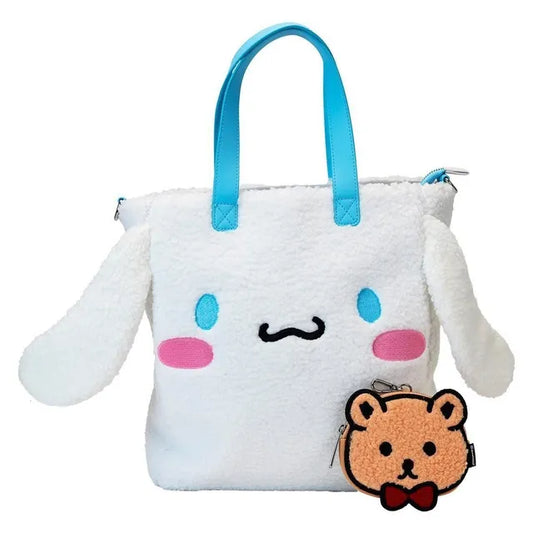 Loungefly x Sanrio Cinnamoroll Cosplay Sherpa Tote Bag with Coin Bag