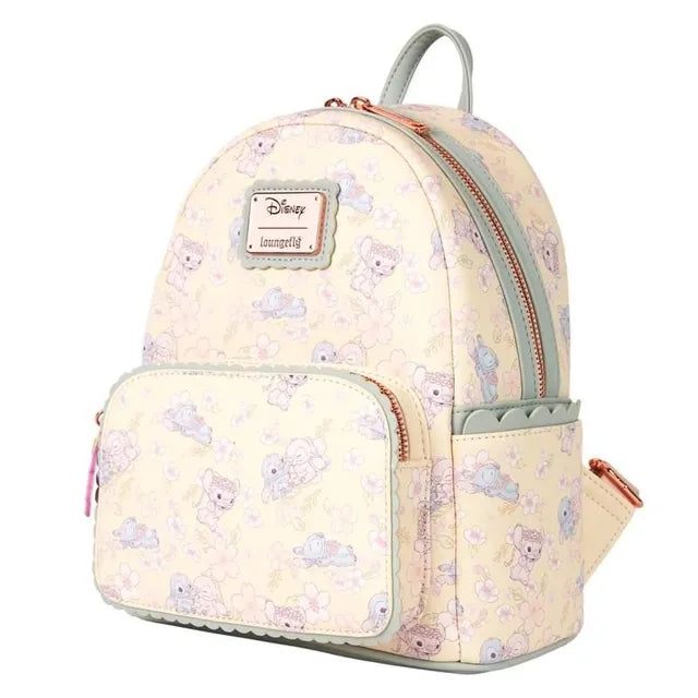 Loungefly x Stitch & Angel Cherry Blossom All-Over Print Mini Backpack (Limited Edition)