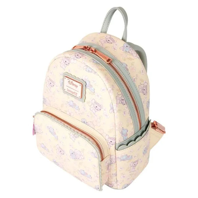 Loungefly x Stitch & Angel Cherry Blossom All-Over Print Mini Backpack (Limited Edition)