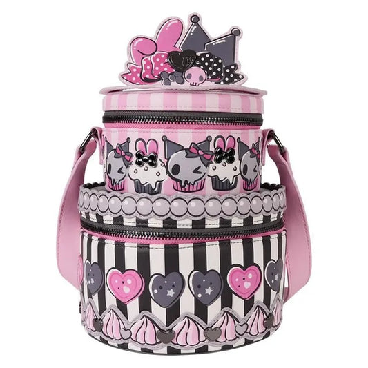 Loungefly x Sanrio My Melody & Kuromi Figural Cake Crossbody Bag