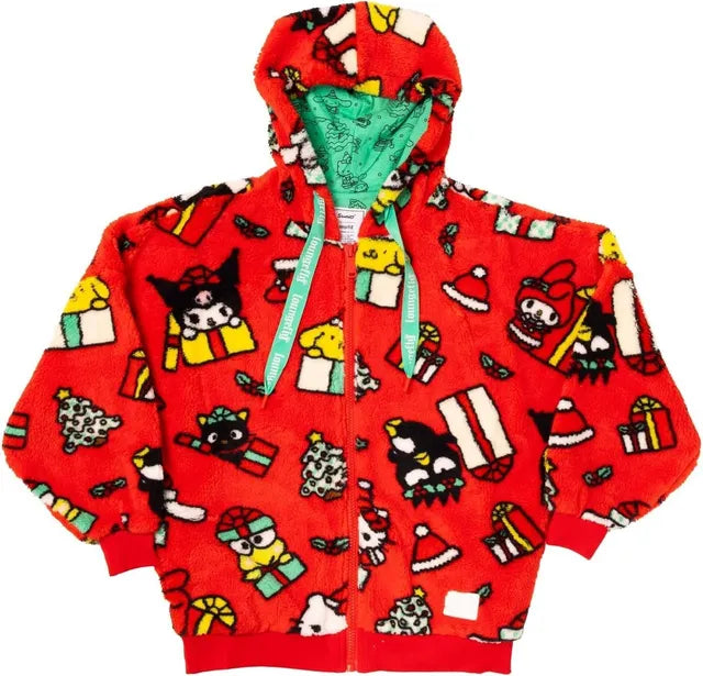 Loungefly x Sanrio Winter Wonderland Zip Hooded Sweatshirt (Size Medium)