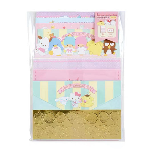 Sanrio Original Sanrio Characters Letter Set. Made in Japan